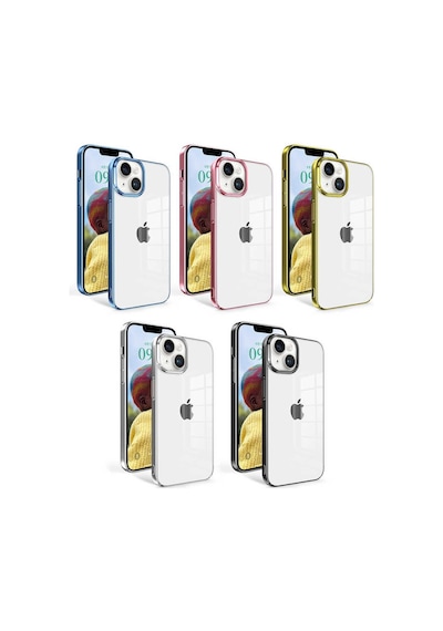 Apple Uyumlu iPhone 14 Kılıf Zore Sun Kapak Gold