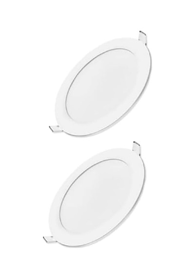 6w Sıva Altı Yuvarlak Slim Led Panel 3200k Sarı Işık 2 Adet Diğer