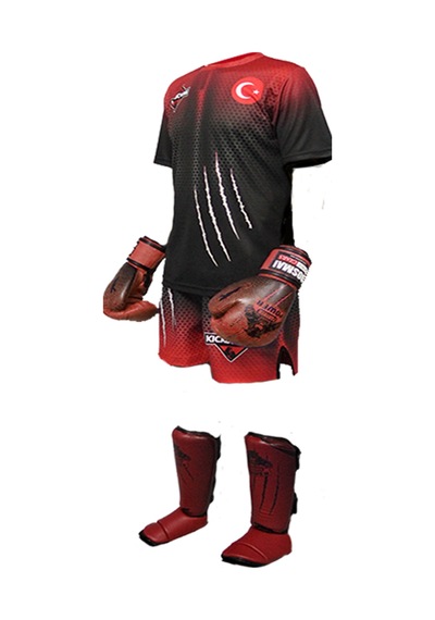Dosmai Panther Power Boks Kick Boks Antrenman Seti Kırmızı Pst994 Kırmızı