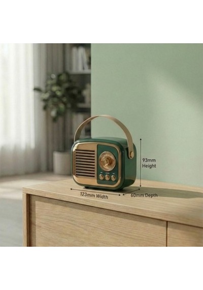 Bluetooth Destekli Klasik Retro Müzik Hoparlörü, 3w Güç