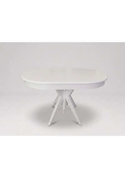 Vintera Açılır Oval Ahşap Mutfak Masası 80x120 Beyaz