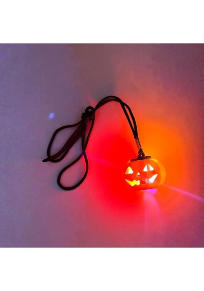 Halloween Balkabağı Işıklı Kolye Diğer