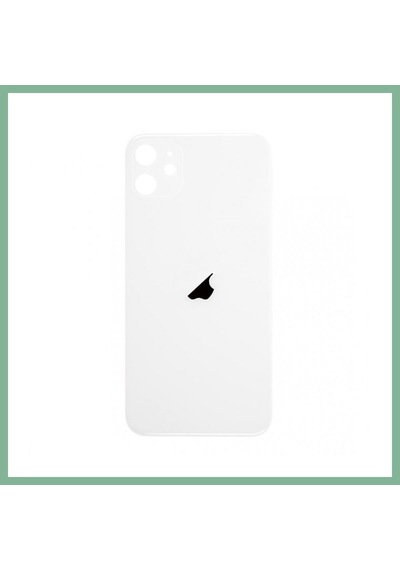 Bşkvirgo İphone 11 Uyumlu Arka Pil Kapağı Beyaz Bsk2026