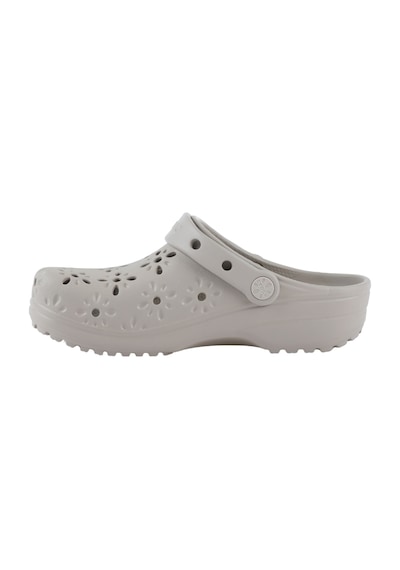 Crocs Classic Floral Kadın Kahverengi Terlik 210927-214 Krem
