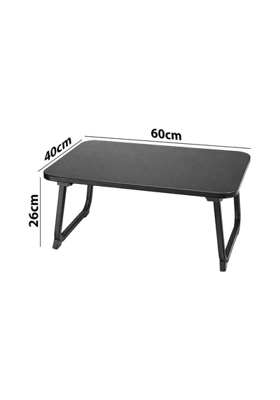 Sunup Sn-29692 Katlanabilir Laptop Masası Ve Yatak Koltuk Üzeri Tepsisi Siyah 60x40cm-218235