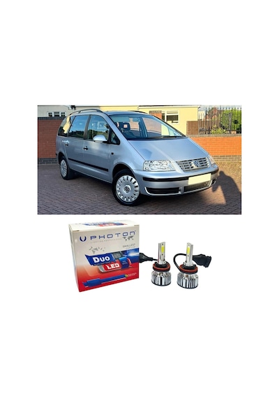 Vw Sharan Tek Merçekli Far İçin H4 Duo Yeni Seri Beyaz 2001-2010