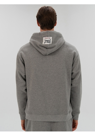 Everlast Heritage Champions Gri Unisex Hoodie Koyu Gri Melanj