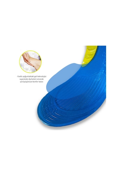 Gel Comfort GC12 Ortopedik Jel, İş ve Botlar İçin Ayakkabı Tabanlığı