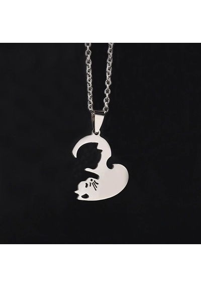 Best Friends Yin Yang Kedili Kolye Kalp Sevgili Çift Arkadaş Kolye Çok Renkli