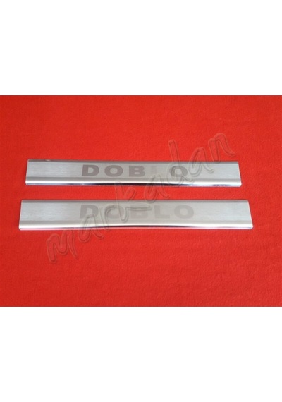 Markadan Fiat Doblo Krom Kapı Eşiği 2010 Sonrası 2 Parça Paslanmaz Çelik