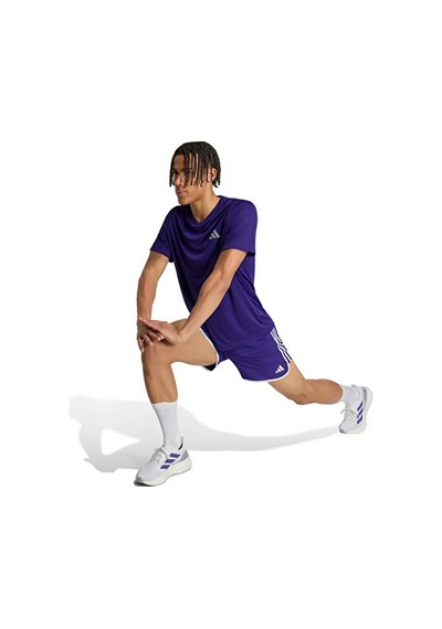 Adidas Run Ess Tee M Erkek Koşu Tişörtü Kg3186 Mor
