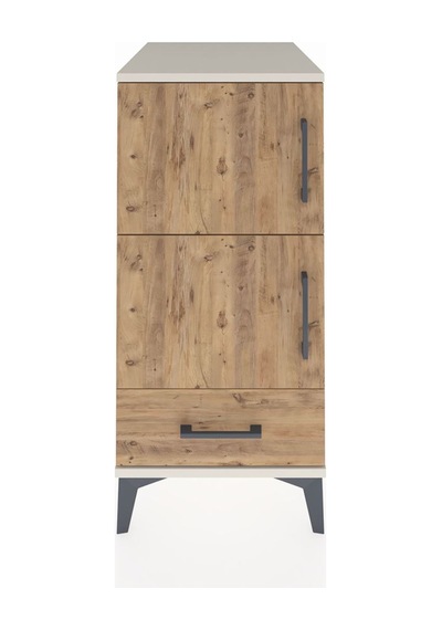 Kronos Komodin 4 Raflı Tek Çekmeceli Tek Kapaklı 44x59x96 Ayt... Aytaşı