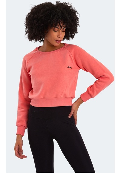 Slazenger KAITO IN Kadın Sweatshirt Mercan