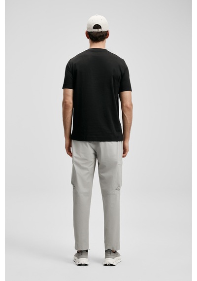 Lufian Thınk Modern Grafik T- Shirt Siyah Siyah 111020310100100