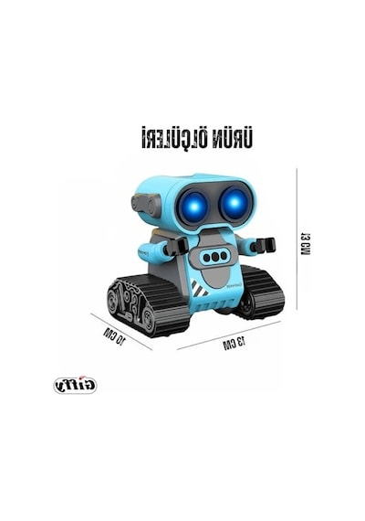 Akıllı Uzaktan Kumandalı Robot, Sesli Ve Işıklı Eğlenceli Oyun
