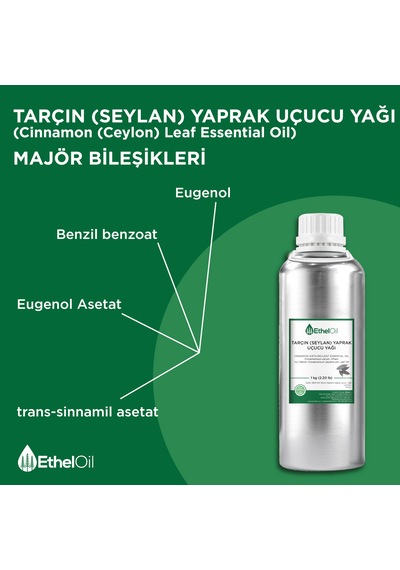 Tarçın Seylan Yaprak Uçucu Yağı - 1 Kg - Saf Ve Doğal Uçucu Yağ 1 KG