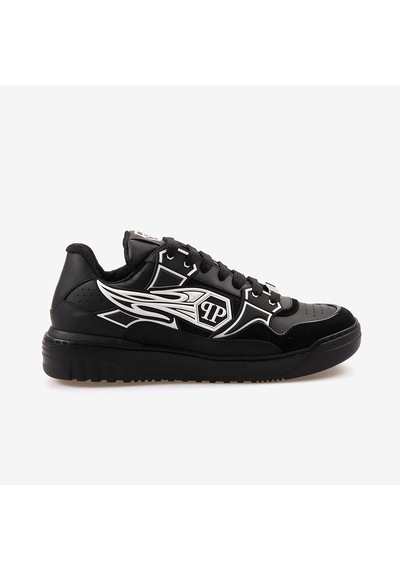 Philipp Plein Bağcıklı Erkek Spor & Sneaker Ayakkabı Msc4017 Siyah