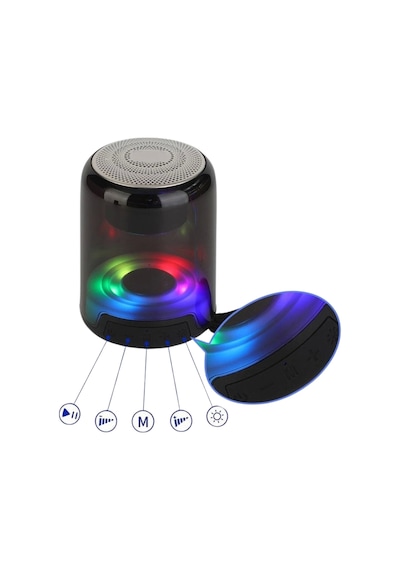 Blackbird Game Center ACS-9 Mini Taşınabilir RGB Led Ses Topu Bluetooth Hoparlör