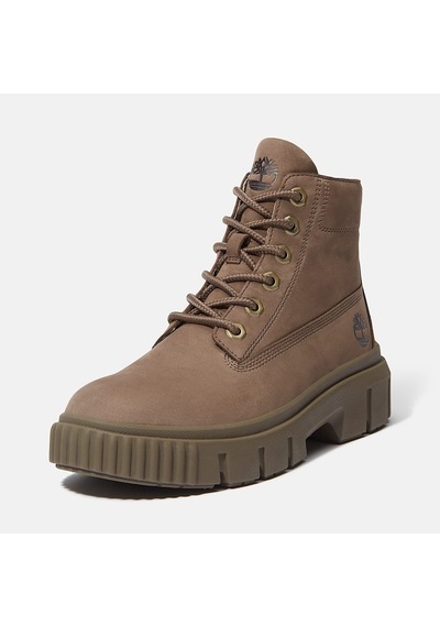 Timberland Greyfield Mid Lace Up Kadın Bot-33975 Kahverengi