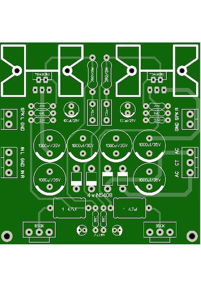 35 35 Watt Stereo Hi-Fi Amfi Devresi