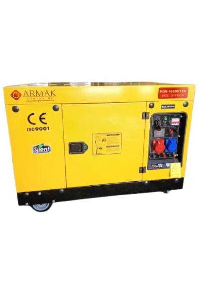 Armak PDA-16500 TEK 16.5KVA Dizel Trifaze Kabinli Portatif Jeneratör