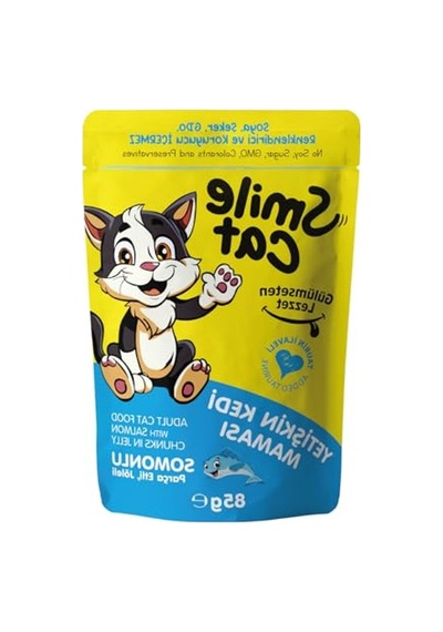 85 Gr Somonlu Kedi Maması - Cat Pouch 100 G