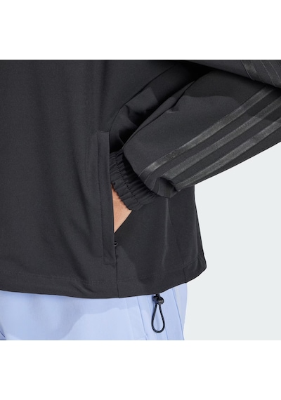 Adidas Pacer All Gym Tonal Kadın Fermuarlı Sweatshirt Iw8167 Siyah