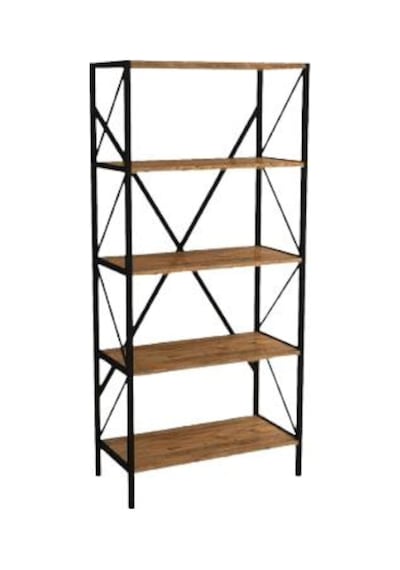 Rafburada Rafburada® 5 Katlı Kitaplık, Dekoratif Kitaplık, Ahşap Kitaplık.