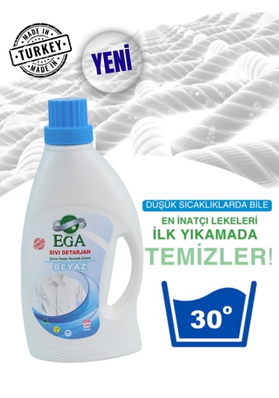 Beyaz Sıvı Yıkama Deterjanı 6x 1100 Ml 6 L