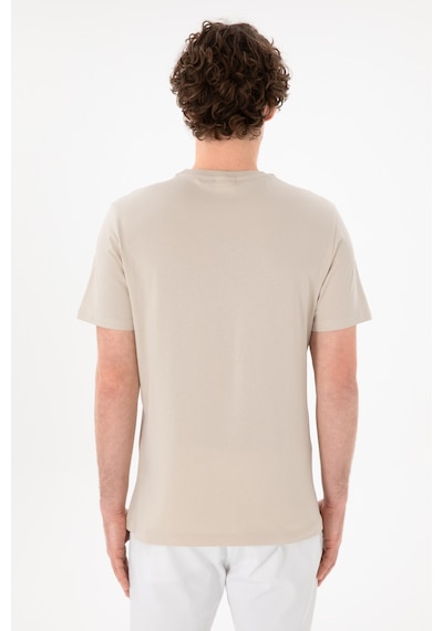 U.S. Polo Assn. Erkek Regular Fit Bisiklet Yaka Taş Basic Tişört 50305928-VR049