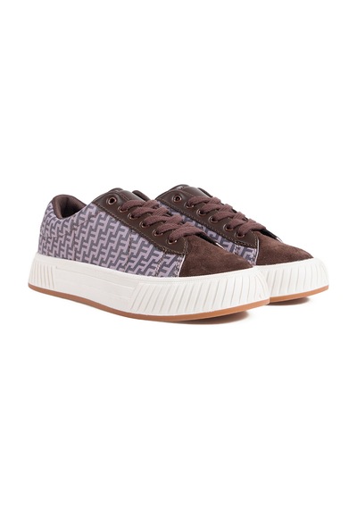 Fabrika Kahve Kadın Sneaker Mono-docıa