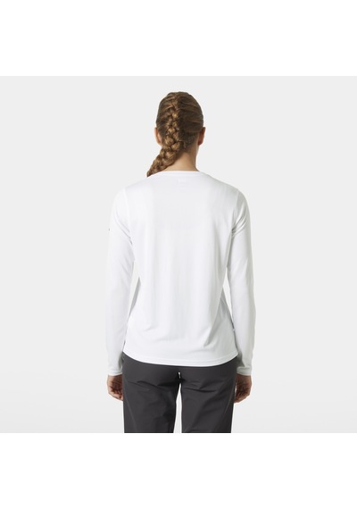 Helly Hansen W Hh Tech Crew Ls 2.0 Uv Üst Kadın Sweatshirt-32405 Beyaz