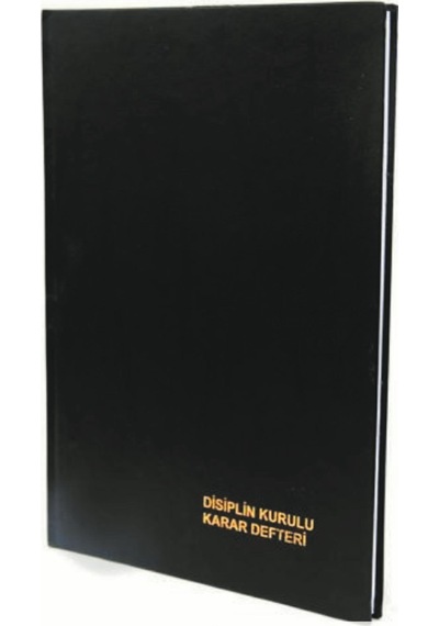 Dilman 053135 Disiplin Kurulu Karar Defteri Ciltli 96 Yp.