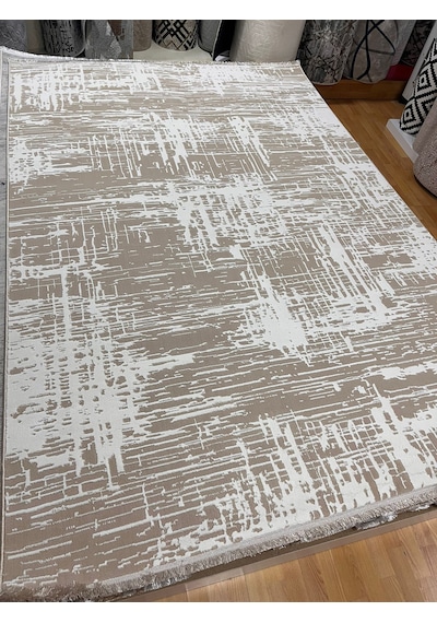 Bertuğ Halı Ada Serisi 07 Salon Oturma Odası Halısı 6m2 200x290 Krem - Vizon