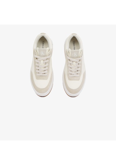 Calvin Klein Bold Flatf Low Lace Tumb Kadın Krem Sneakerdüzyw0yw01797