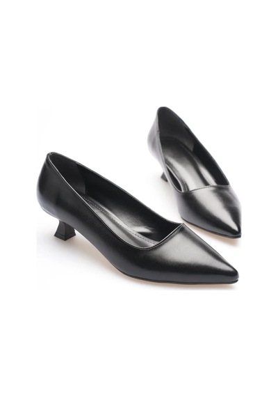 Freedom Storee Siyah Kadın Günlük Kısa Topuklu Stiletto Ayakkabı Tr20ms03a Siyah Cilt Freedom Storee Siyah Kadın Günlük Kısa Topuklu Stiletto Ayakkabı Tr20ms03a Siyah Cilt