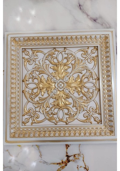 Diecor Led Döşenebilir Asma Tavan Uyumlu 60x60 Dekoratif Tavan Paneli Bronz 60 X 60 Model:xa290