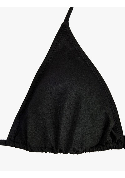 Koton İpli Üçgen Bikini Üstü Siyah 6sak10013mm