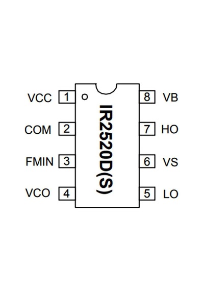 Ir2520Dpbf Dıp-8 Balast Köprü Kontrol Entegresi
