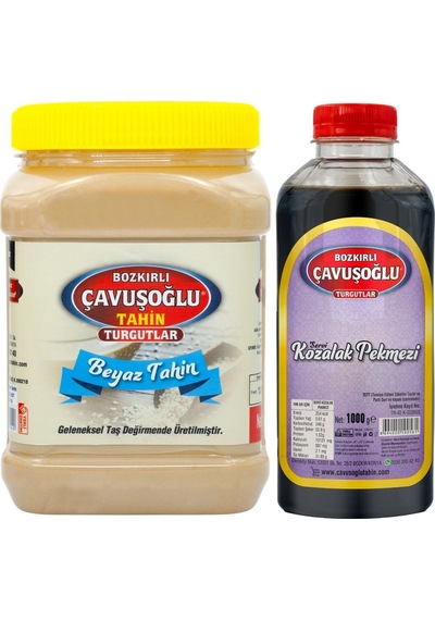 Beyaz Tahin 930g Kozalak Pekmezi 1000g
