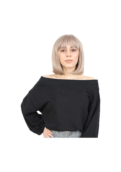 Kısa Küt Perçemli Fiber Sentetik Peruk / Küllü Bebek Sarı - Uxfo-739729 Renkli