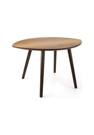 Mermer Desenli Oval Model Sehpa Atlantik 70x47x42 Cm Atlantik Çam