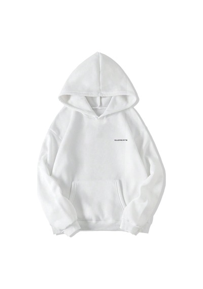 Brz Collection Unisex Oversize I'm Sally Hoodie Beyaz Beyaz