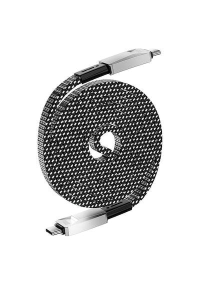 Wiwu Wi-c078 Cyberlink Serisi Type-c To Type-c Pd Hızlı Şarj Özellikli Şarj Kablosu 100w 1m Gümüş Gümüş