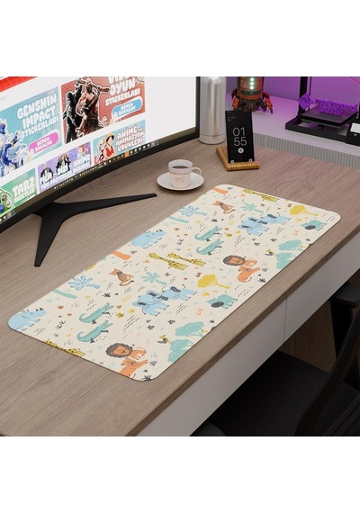 Çocuk Gaming Mouse Pad Kauçuk Kaymaz Taban Mousepad V1, 70x30 Xl