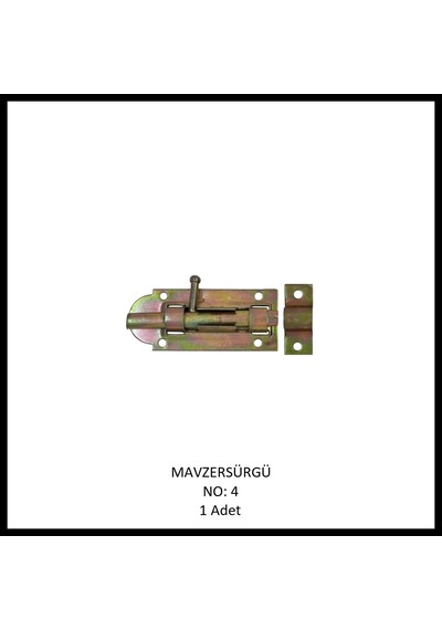 Mavzer Sürgü No: 04 Sarı