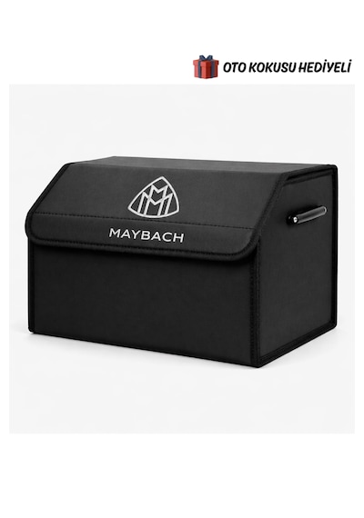 Maybach Marka Logolu Oto Bagaj Organizer Çanta Oto Bagaj Çantası 2 Bölmeli Suni Deri Boyutlar : 48 Cm X 31 Cm X 29 Cm