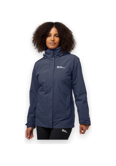Jack Wolfskin A60333-1388 Rotwand 3ın1 W Kadın Oudoor Mont renkli