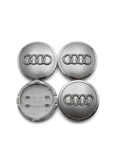 Audi A4-a5-a6-q7 2016/2022 Jant Göbek Arması 4 Lü Takım Oem Kalite 8w0601170a 4m0601170 Koyu Gri - 911209039