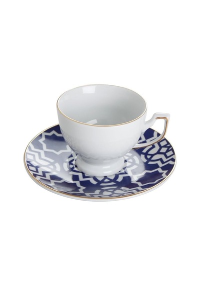 04a+p019262 Moroc.ds.7 Mor Tbklı.çay Fin 170cc, Porselen Çok Renkli
